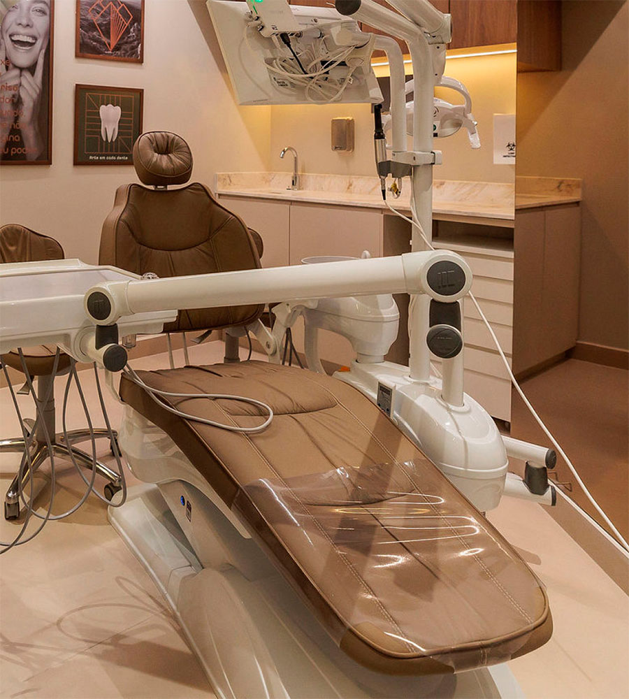 Cadeiras odontológicas com água quente